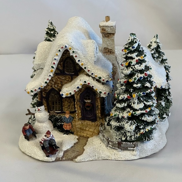 Thomas Kinkade Holiday Thomas Kinkade Christmas House Vintage